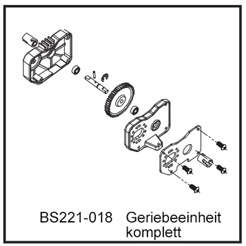 Getriebeeinheit komplett - BEAST BX / TX