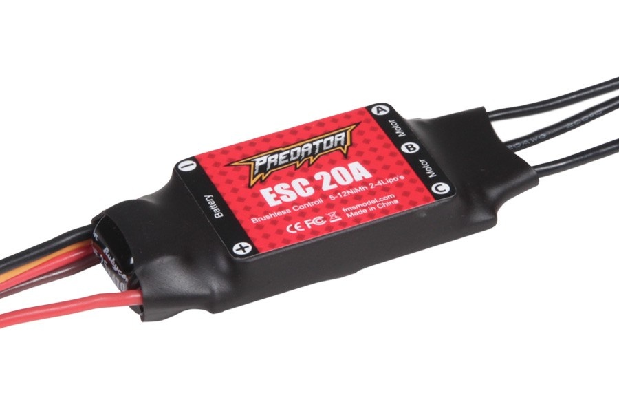 FMS Predator Brushless Regler 20A BEC