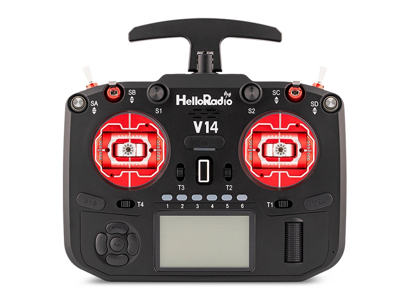 HelloRadio V14 MAX R9 OLED 2,4GHz 4in1 LBT M2 Fernsteuerung