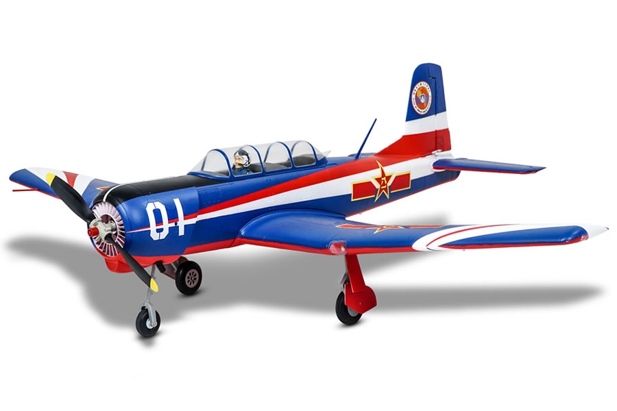 Nanchang CJ-6 V2 PLAAF-Team PNP - 120 cm - inkl. Reflex Gyro