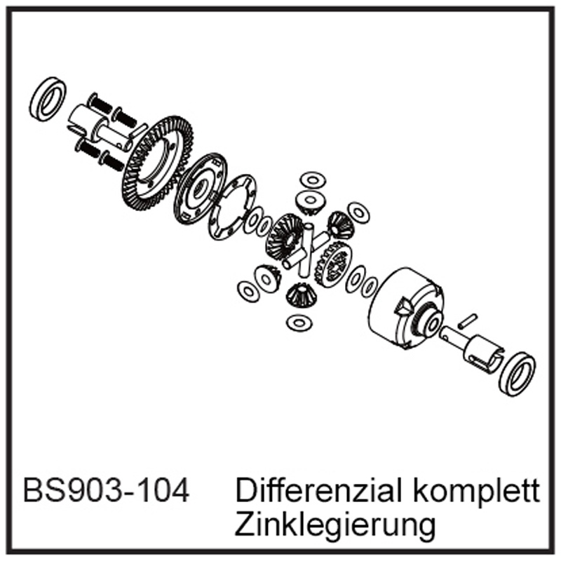 Differentzial komplett - BEAST BX