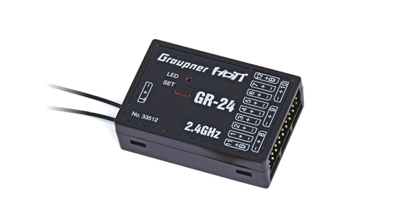 Graupner GR-24 12 Channel 2.4GHz HoTT Receiver