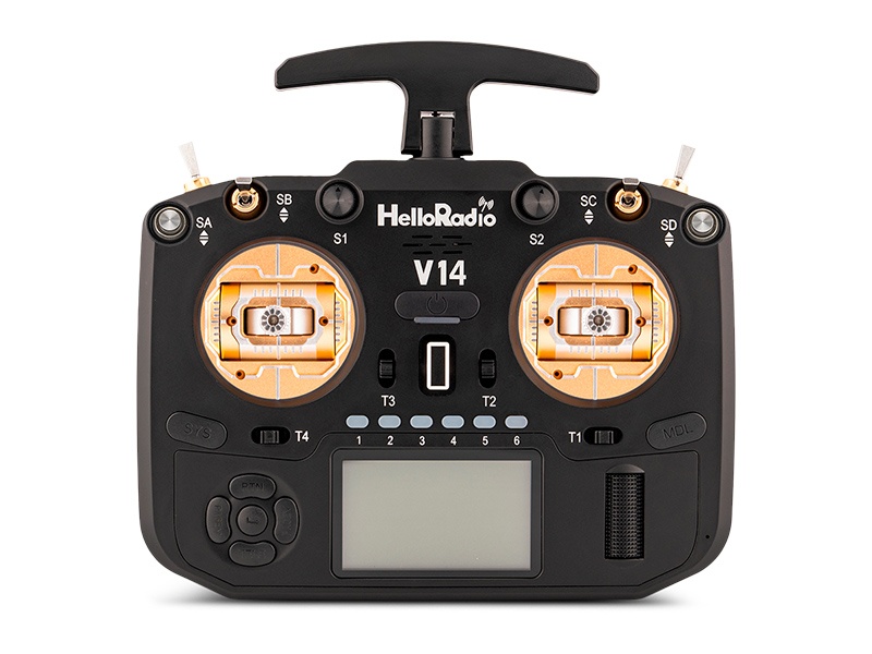 HelloRadio V14 MAX R9 OLED 2,4GHz 4in1 LBT M2 Fernsteuerung