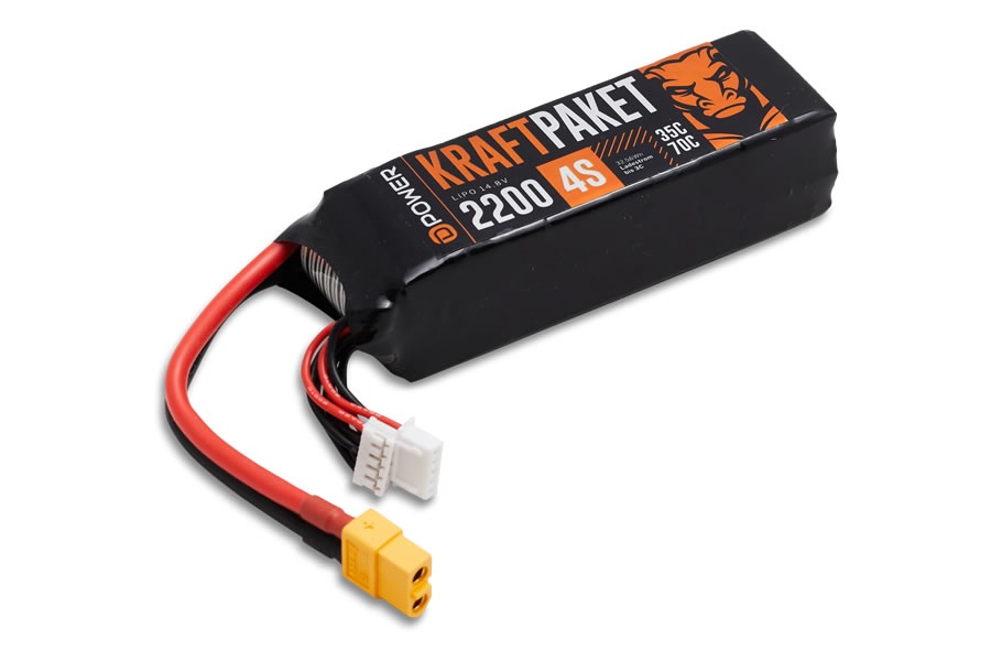 D-Power KRAFTPAKET 2200 4S LIPO 14,8 V 35/70C  - XT60