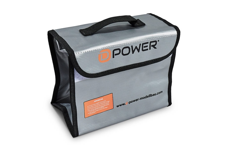 D-Power Lipo Schutz-Tasche mit Tragegriff- Safe Bag