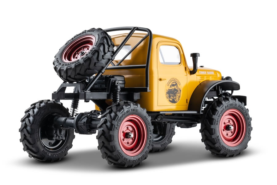FMS FCX24 Power Wagon Mud-Racer 1:24 gelb V2 - RTR 2.4GHz - D